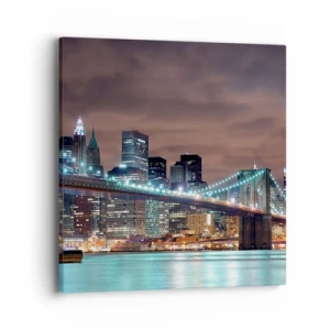 Vászonkép - Nagy város fényei - 40x40 cm