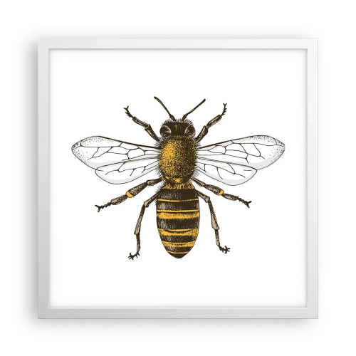 Poszter fekete keretben - Gyönyörű és jó - 40x40 cm