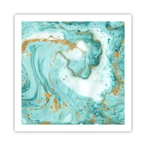 Poszter - Az Edo-korszak nagy hulláma alatt - 60x60 cm