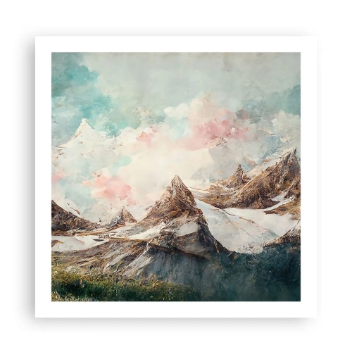 Poszter - Sziklás pengék - 60x60 cm