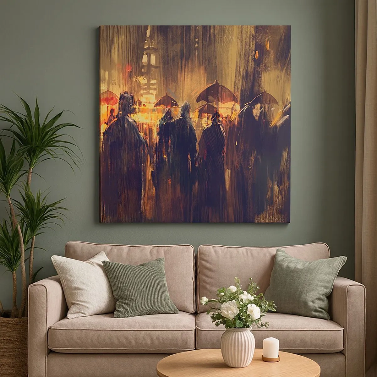 Vászonkép - Az eső imádói - 30x30 cm