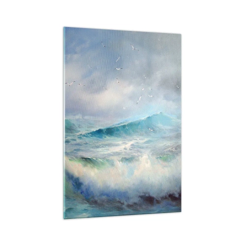 Üveg kép - "A forgószél diadalmasan üvöltött...” - 70x100 cm