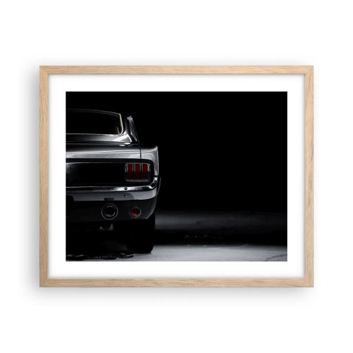 Poszter világos tölgy keretben - Klasszikus báj - 50x40 cm