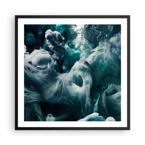 Poszter fehér keretben - A színek mozgása - 60x60 cm