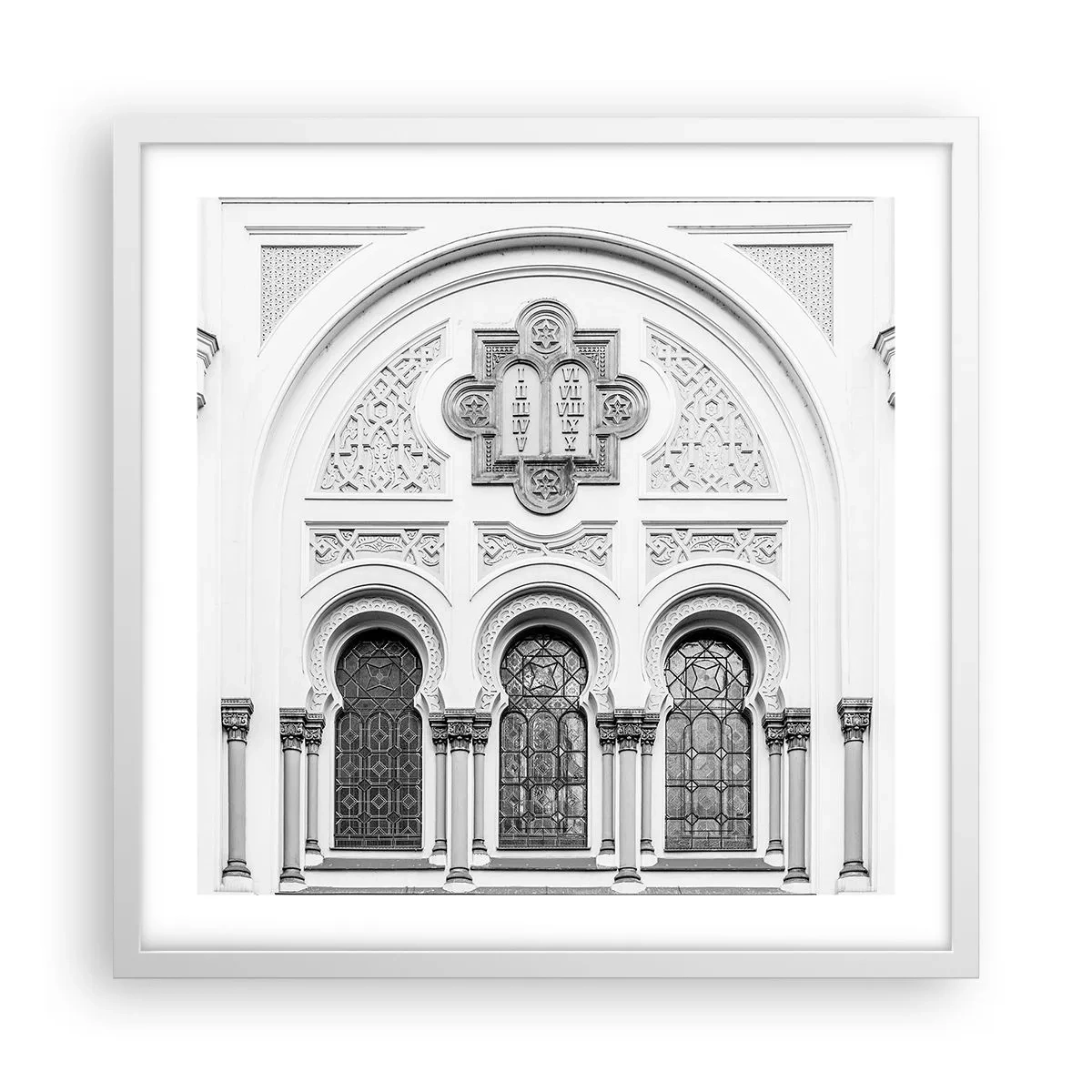 Poszter fekete keretben - A kultúrák határán - 50x50 cm