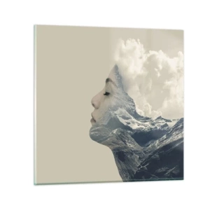 Üveg kép - Az elemek szépsége - 60x60 cm