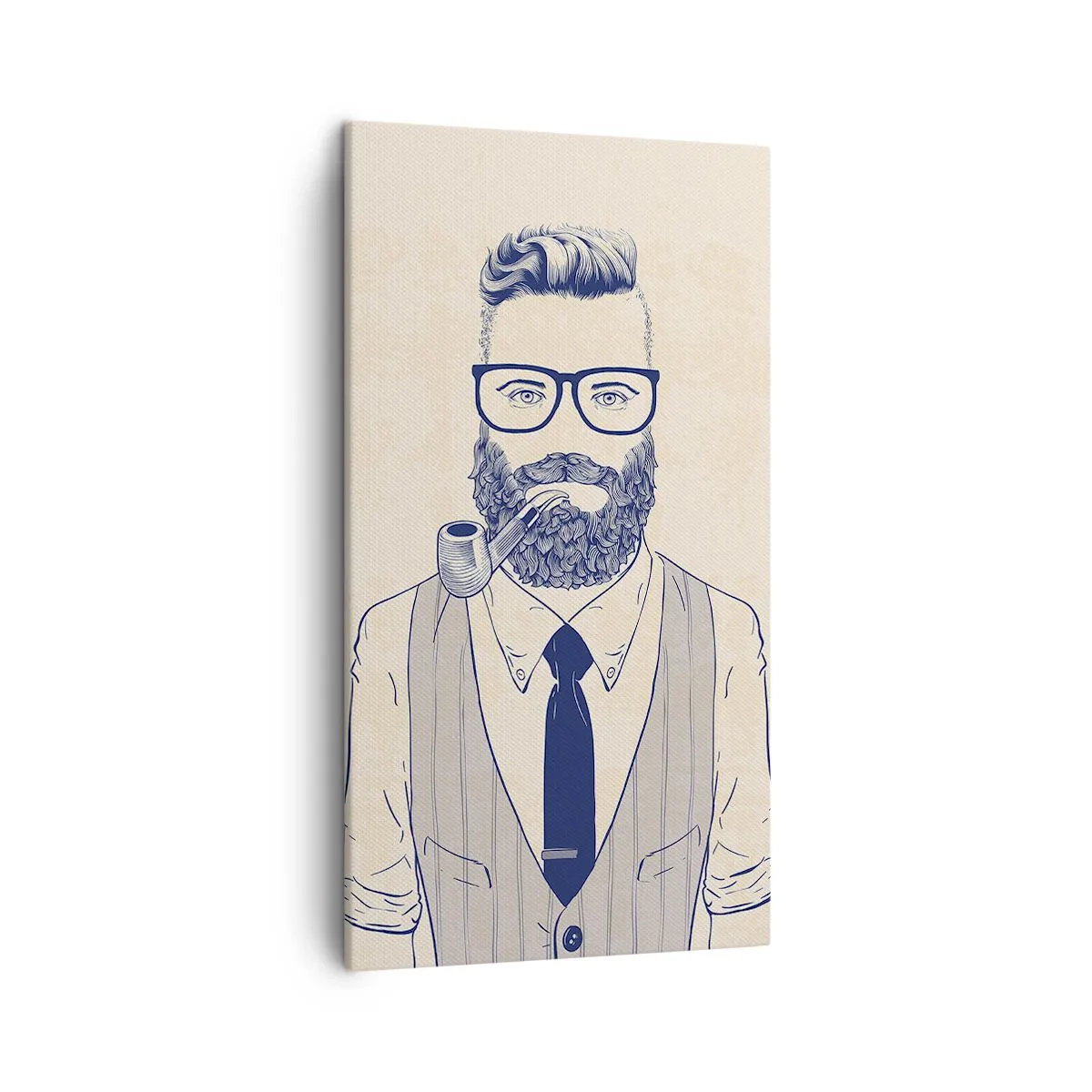 Vászonkép - Vidám, férfias és divatos - 45x80 cm