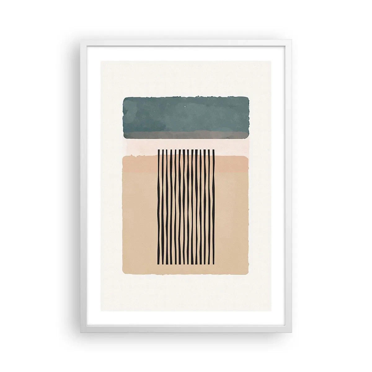 Poszter fekete keretben - Minden rendben - 50x70 cm
