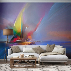 Fotótapéta Premium Sand - Propellerek, mint a madár - Absztrakció, Darab, Vitorlás - 100x70 cm