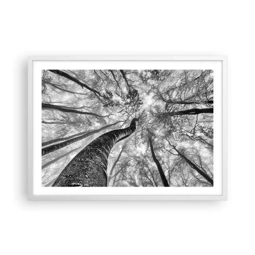 Poszter fekete keretben - Verseny a fény felé - 70x50 cm