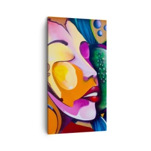 Vászonkép - Megérinteni színnel - 45x80 cm