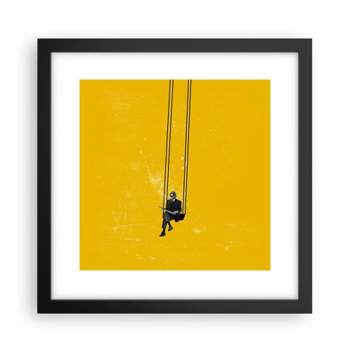 Poszter fehér keretben - Egy nap, mint a többi - 30x30 cm