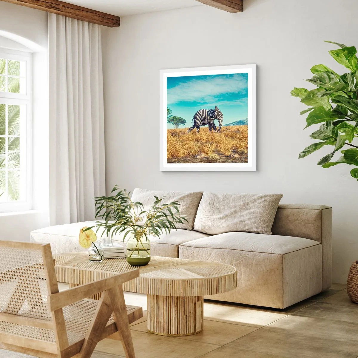 Poszter fekete keretben - A szürke már nem menő - 30x30 cm