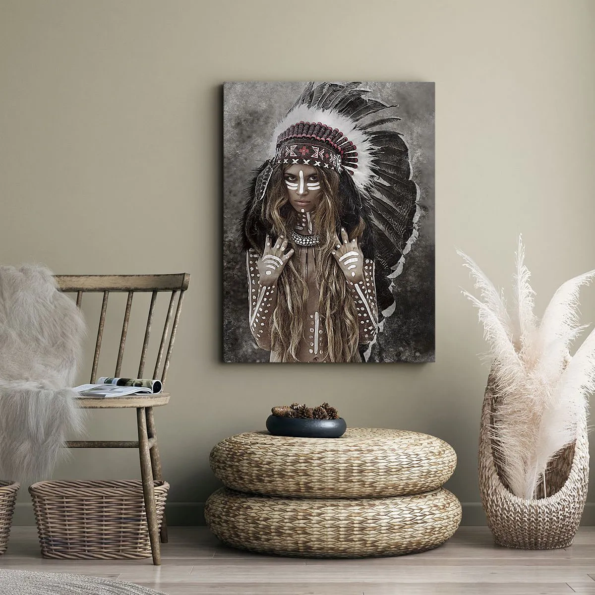 Vászonkép - A törzs erejének titka - 50x70 cm