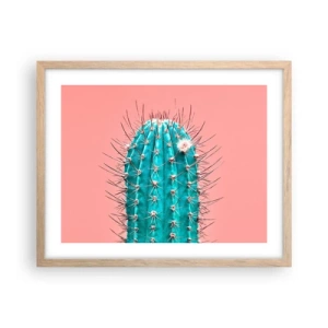 Poszter világos tölgy keretben - Csak nézz - 50x40 cm