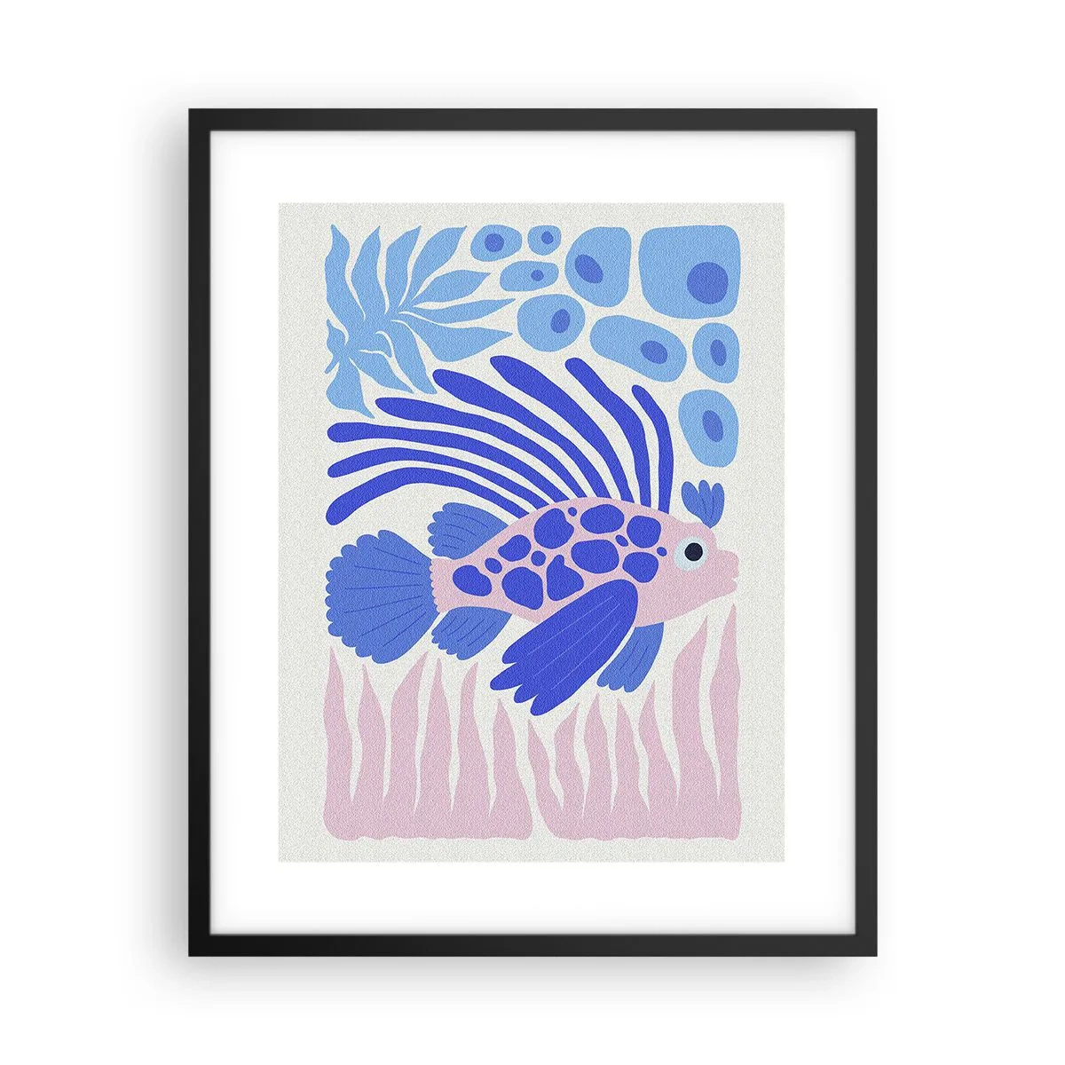 Poszter fehér keretben - Elemében - 40x50 cm