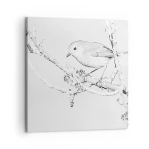 Vászonkép - Téli reggel - 50x50 cm