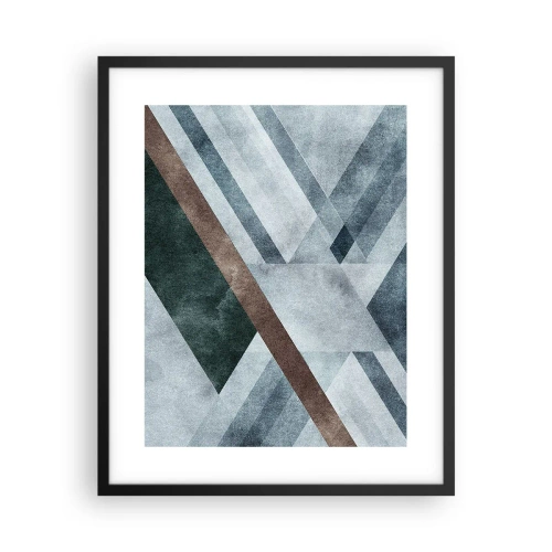 Poszter fehér keretben - A geometria kifinomult eleganciája - 40x50 cm