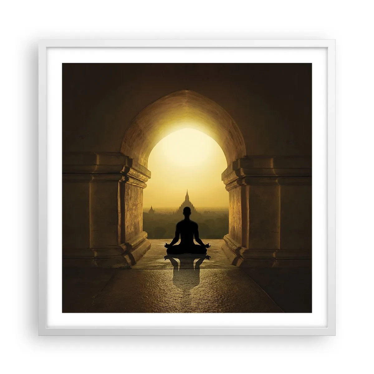 Poszter fekete keretben - Teljes harmónia - 60x60 cm