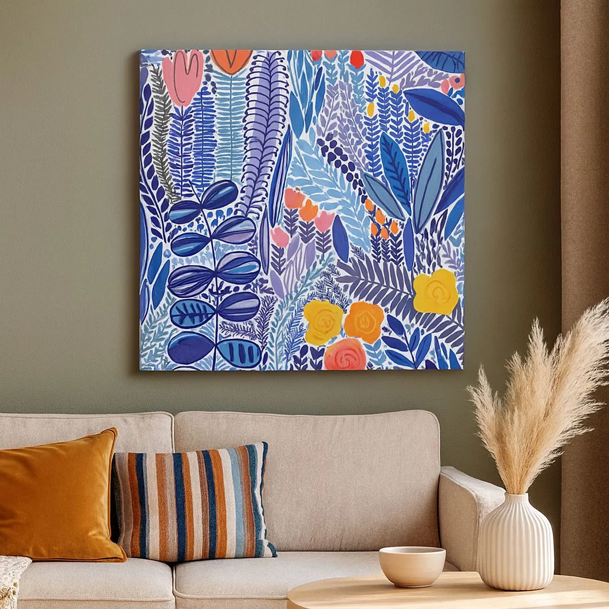 Vászonkép - Hawaii kert - 30x30 cm