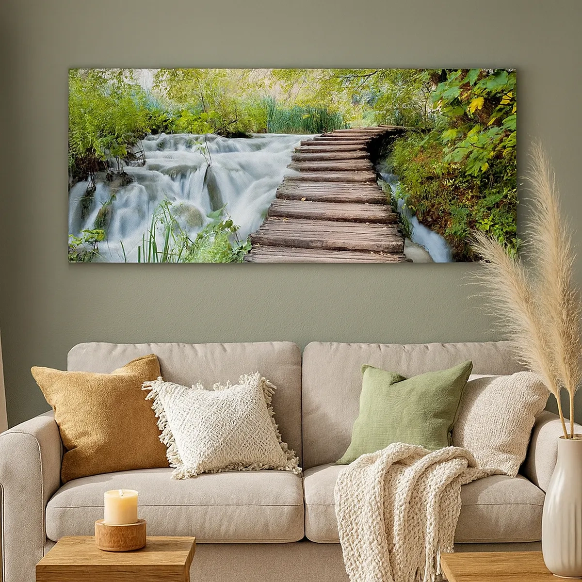 Vászonkép - A víz egyáltalán nem csendes - 30x30 cm