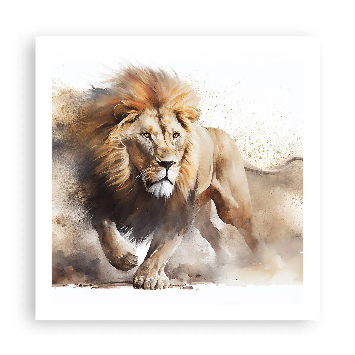 Poszter - A király elindult - 60x60 cm