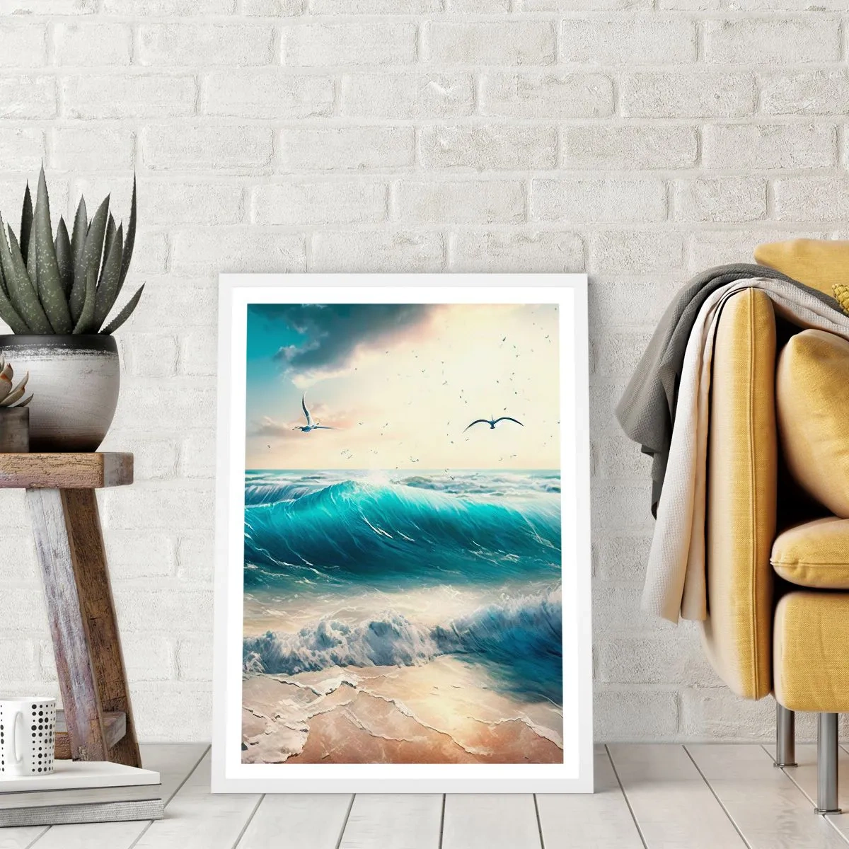 Poszter fekete keretben - Zaj csak neked - 70x100 cm