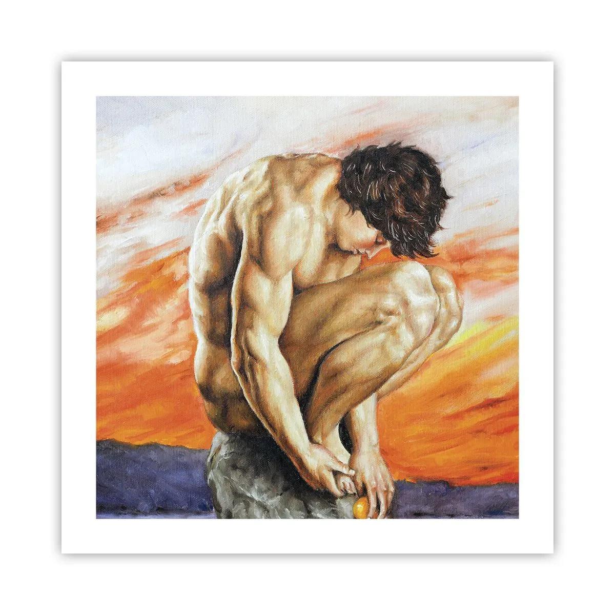 Poszter - Elmerülve önmagában - 50x50 cm