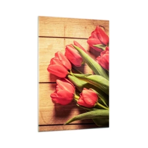 Üveg kép - Tavaszi vallomás - 70x100 cm