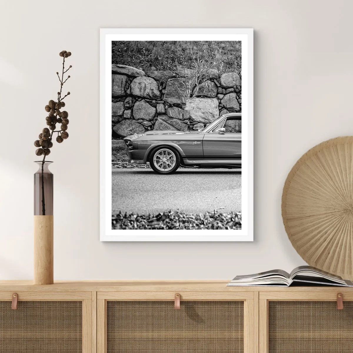 Poszter fekete keretben - A 60-as évek legendája - 70x100 cm