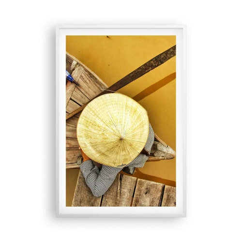 Poszter fekete keretben - Élet a Sárga-folyón - 61x91 cm