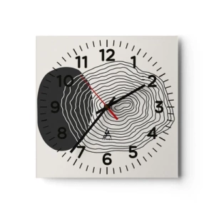 Falióra, Óra - Létezés és rángatózás - 30x30 cm