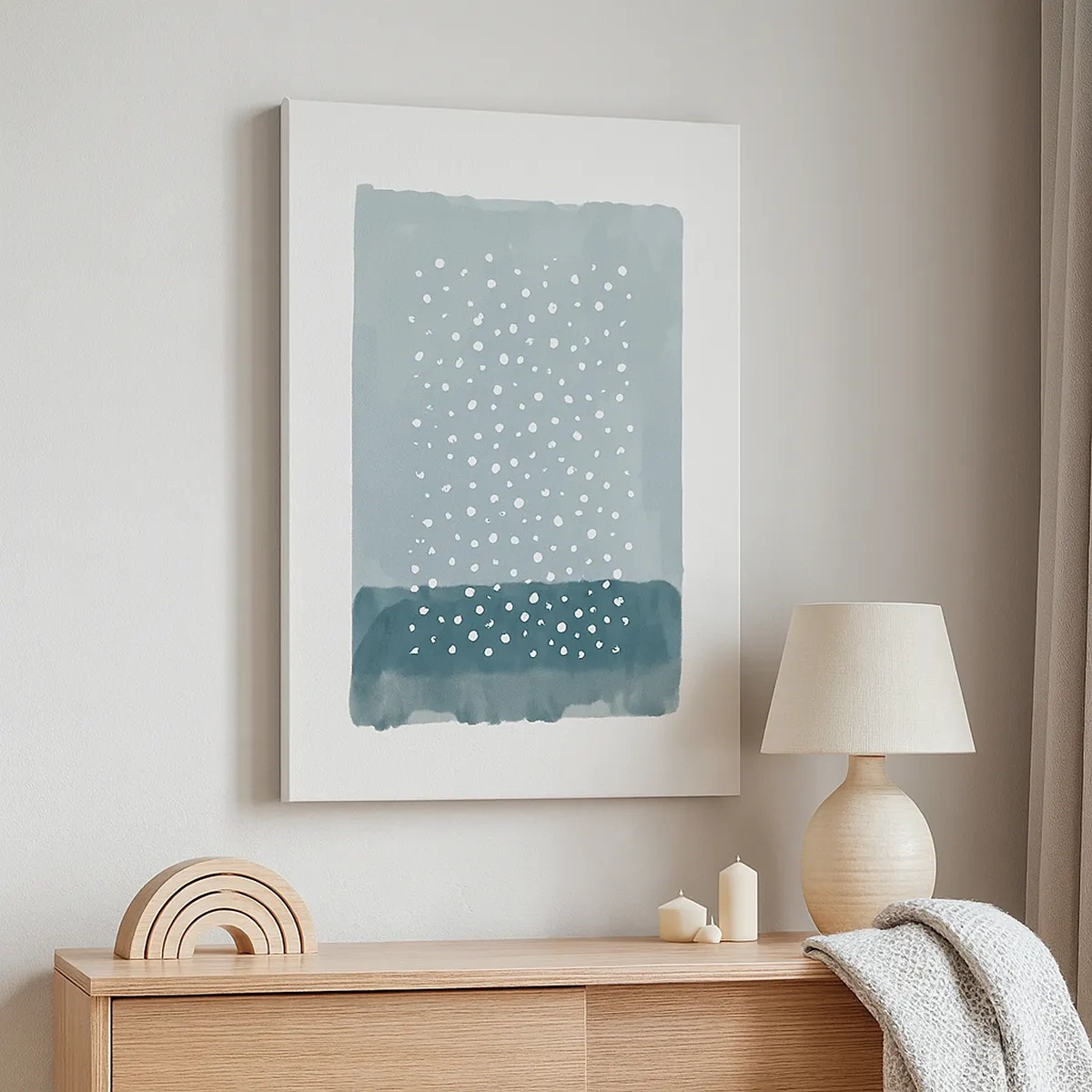 Vászonkép - Kéken nőtt - 50x70 cm