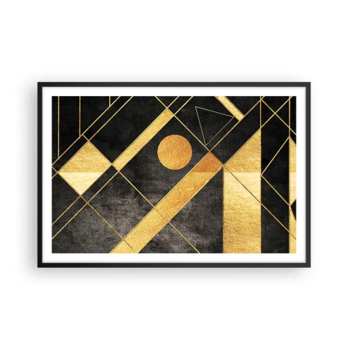 Poszter fehér keretben - A sivatag napja - 91x61 cm