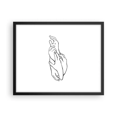 Poszter fehér keretben - Jó érintés - 50x40 cm