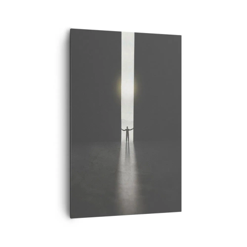 Vászonkép - Egy lépés a fényes jövő felé - 80x120 cm