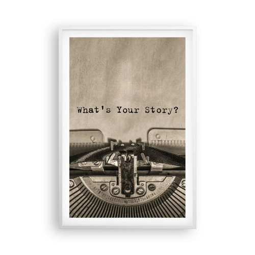 Poszter fekete keretben - Meséld el - 61x91 cm