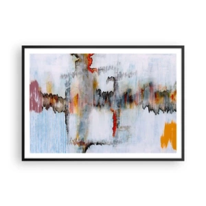 Poszter fehér keretben - Egy bottal a vízen - 100x70 cm