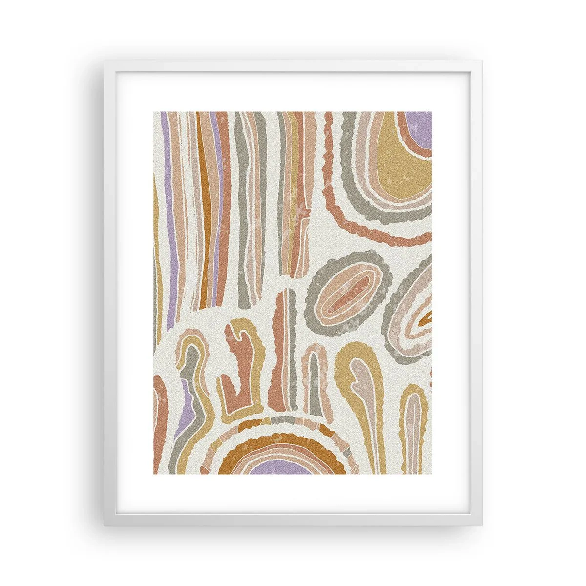 Poszter fekete keretben - Színes keresztmetszetek - 40x50 cm