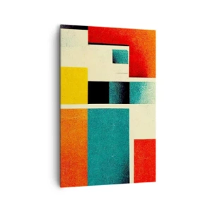 Vászonkép - Geometrikus absztrakció - jó energia - 80x120 cm