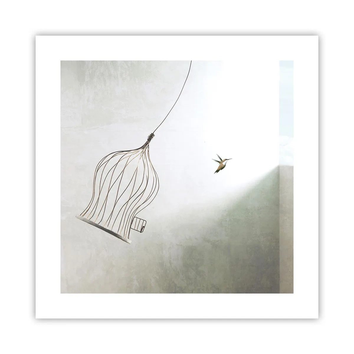 Poszter - Az elememen - 40x40 cm