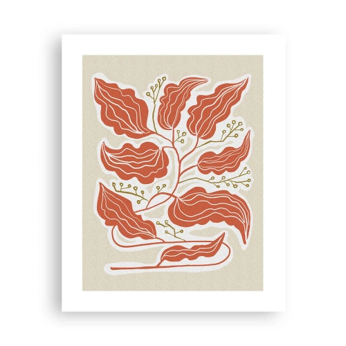 Poszter - Népi és korall - 40x50 cm