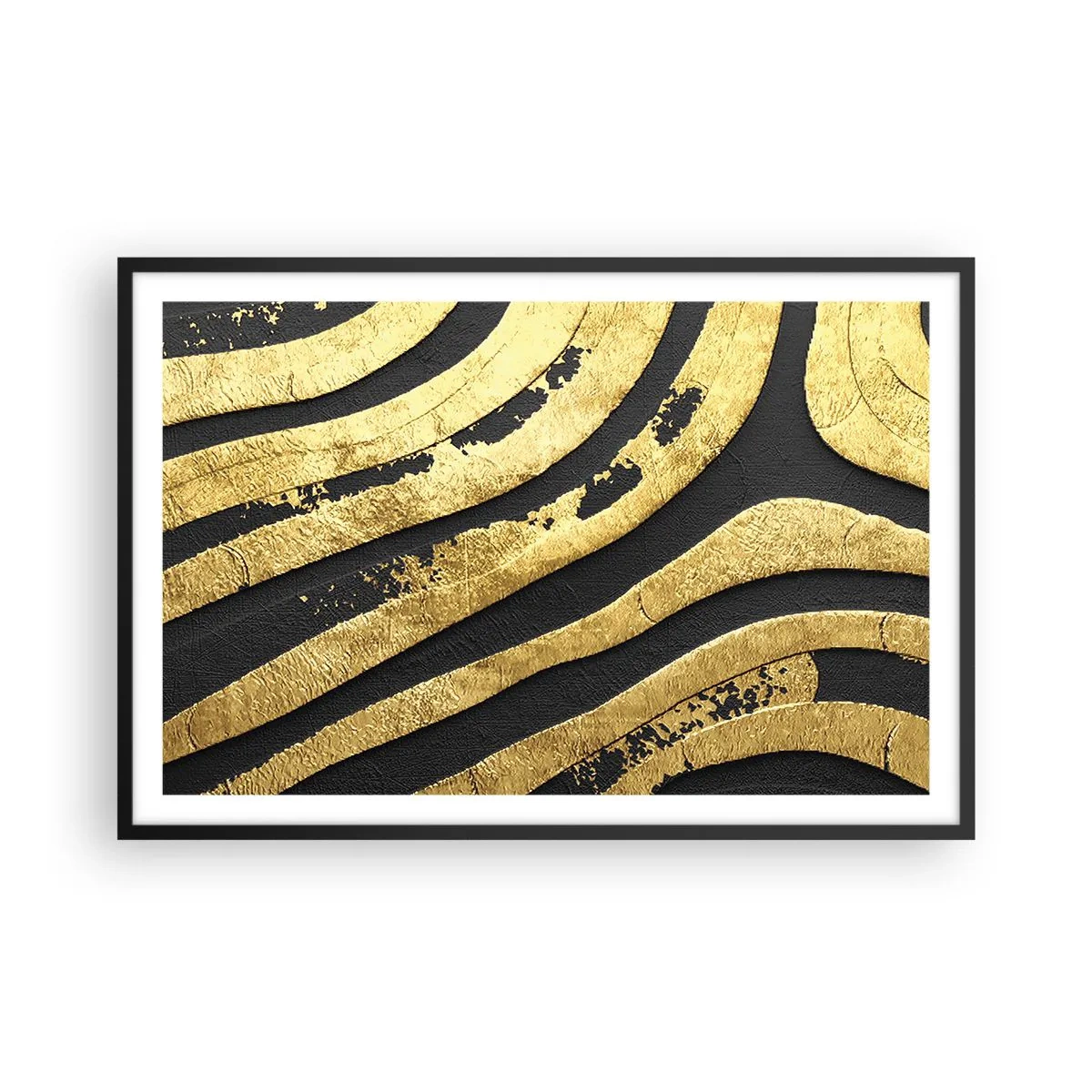 Poszter fehér keretben - Minden folyik - 91x61 cm