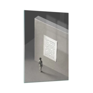 Üveg kép - De én hol vagyok? - 70x100 cm