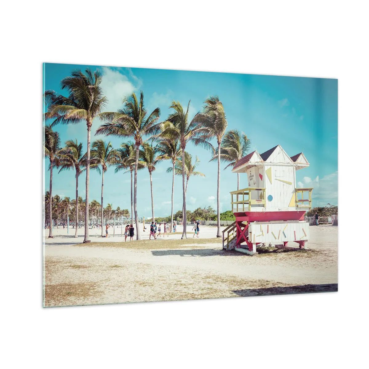 Üveg kép - Gyönyörű nap vár rád - 100x70 cm