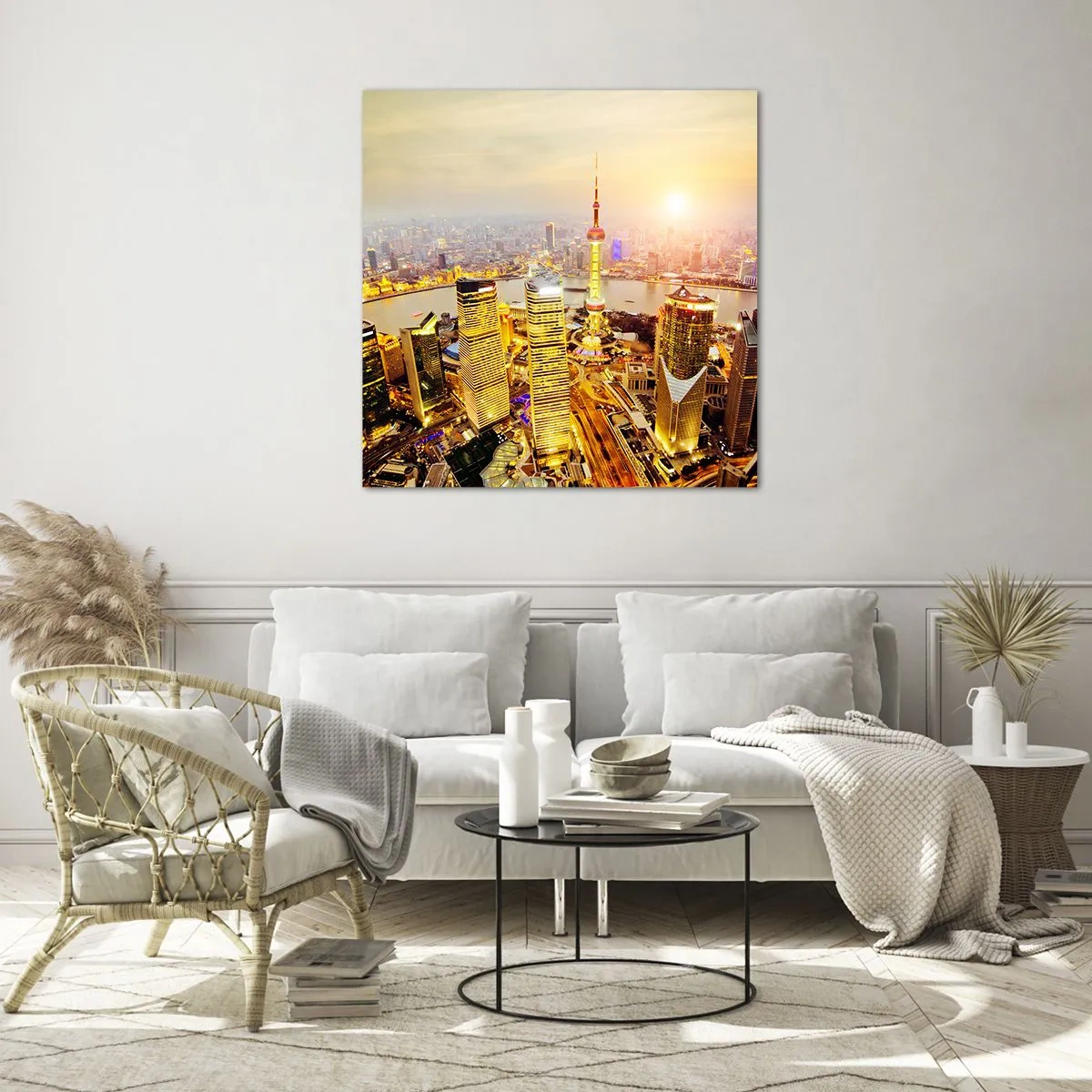 Üveg kép - Ázsiai álom - 60x60 cm