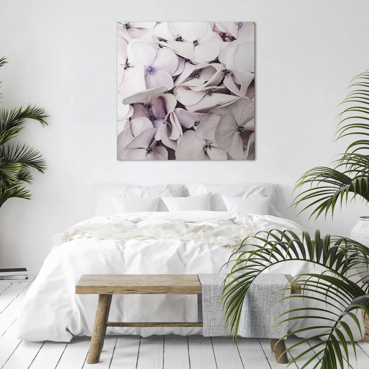 Vászonkép - A virágok áradatában - 60x60 cm