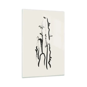 Üveg kép - Virágzó gyógynövény - 80x120 cm