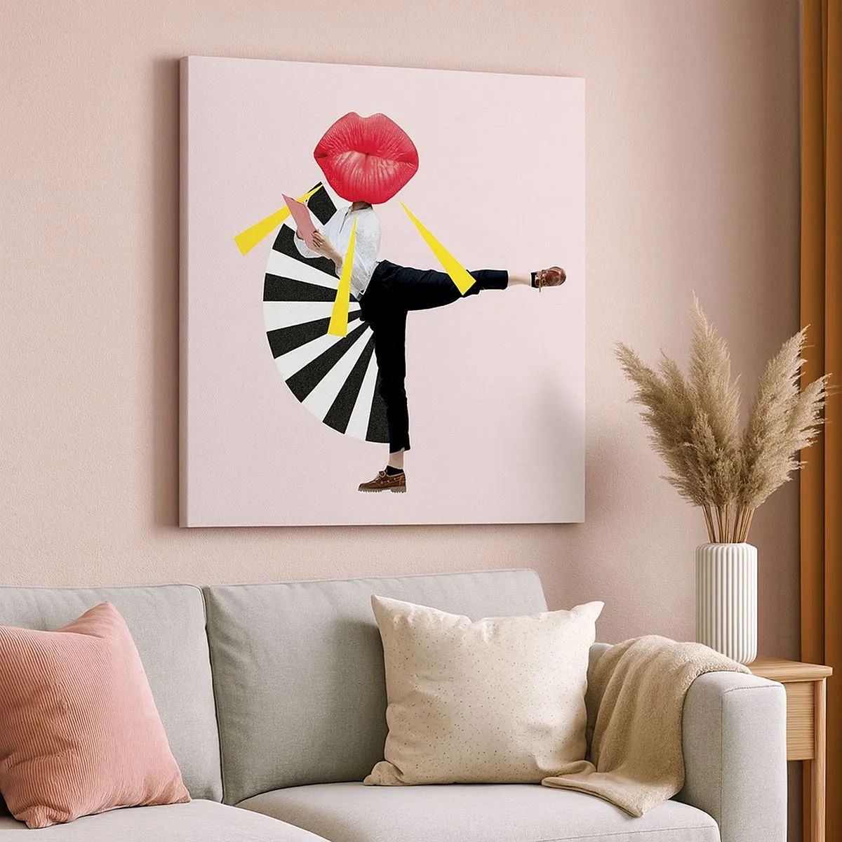 Vászonkép - Szürreális pop art - 30x30 cm