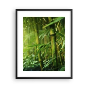 Poszter fehér keretben - Megismerni magát a zöldet - 40x50 cm